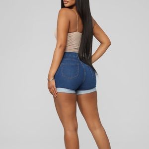 High waist Fashion nova shorts. Next day shipping